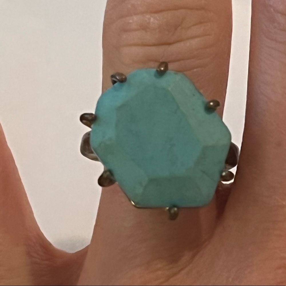 Kendra Scott Turquoise Stone Ring